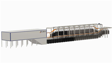 Flexible chain E-coating Line